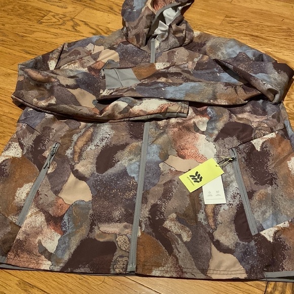 Men's Camo Print Packable Jacket - All in Motion™ (XL \BROWN - Picture 6 of 8